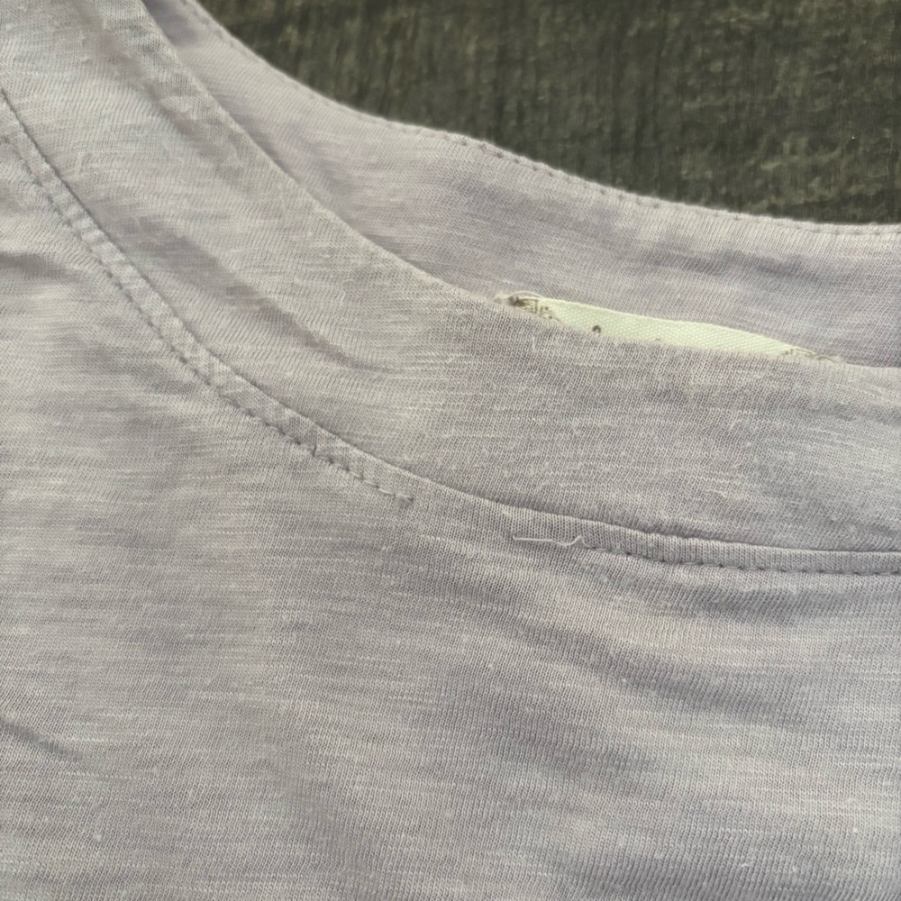 Altar’d State Lavender Ruffle  Top - Picture 2 of 4